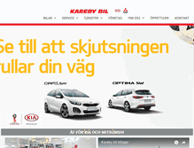 Tablet Screenshot of karebybil.se